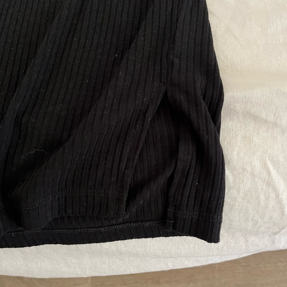 ASOS Ribbed V Neck Tee - Picture 5 of 5